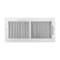 True Aire Tru Aire 6 in. H X 14 in. W 2-Way Powder Coat White Steel Wall/Ceiling Register C102M 14X06 - alternate 1
